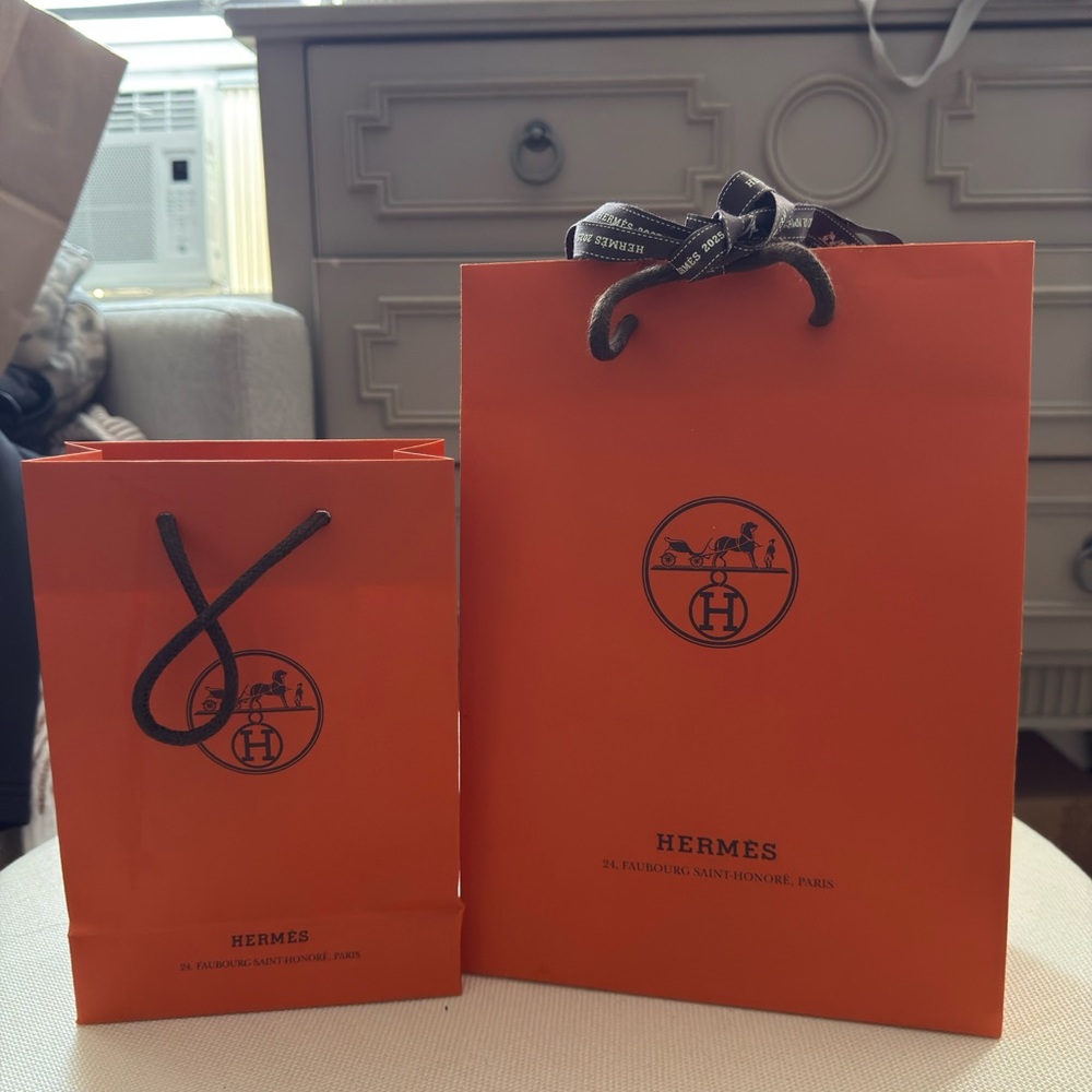 Hermes Orange Gift Bags